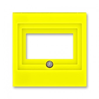5014H-A00040 64  Kryt zásuvky komunikační přímé, žlutá